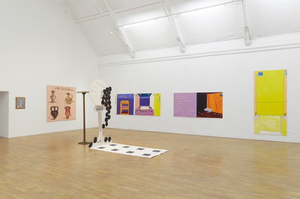 Lubaina Himid, “Invisible Strategies” installation view. Photo Ben Westoby ©Modern Art Oxford.