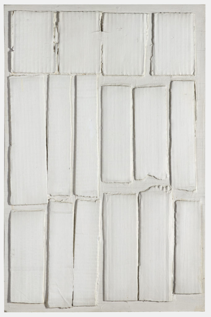 Eleanore Mikus, <em>White Relief</em> (1962). Courtesy of Craig F. Starr Gallery. 
