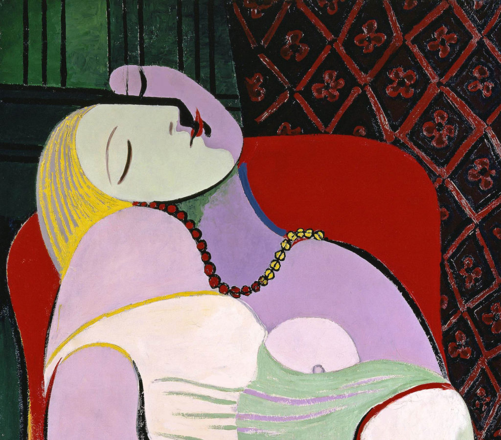 Pablo Picasso, Le Rêve (The Dream) (1932). Private collection, image ©Succession Picasso/DACS 2017.