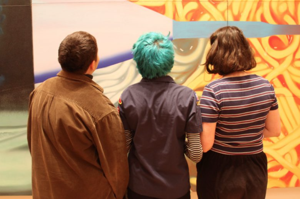 Participants in OAS taking in works at MoMA. Photo Courtesy Kaitlyn Stubbs.