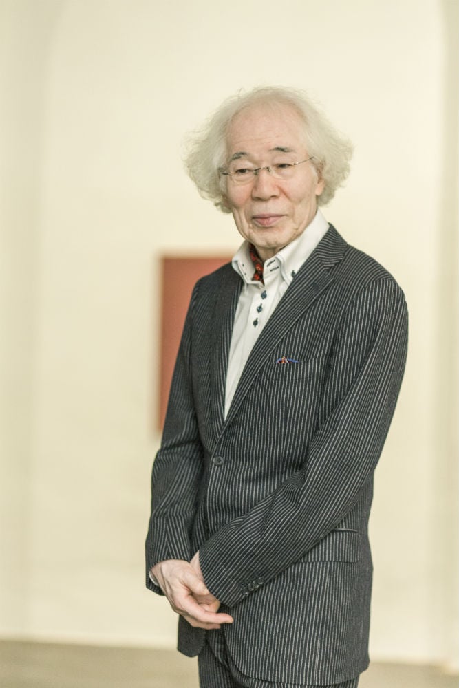 Tsuyoshi Maekawa in November 2016. Photog Viktor Bentley, courtesy Lévy Gorvy.