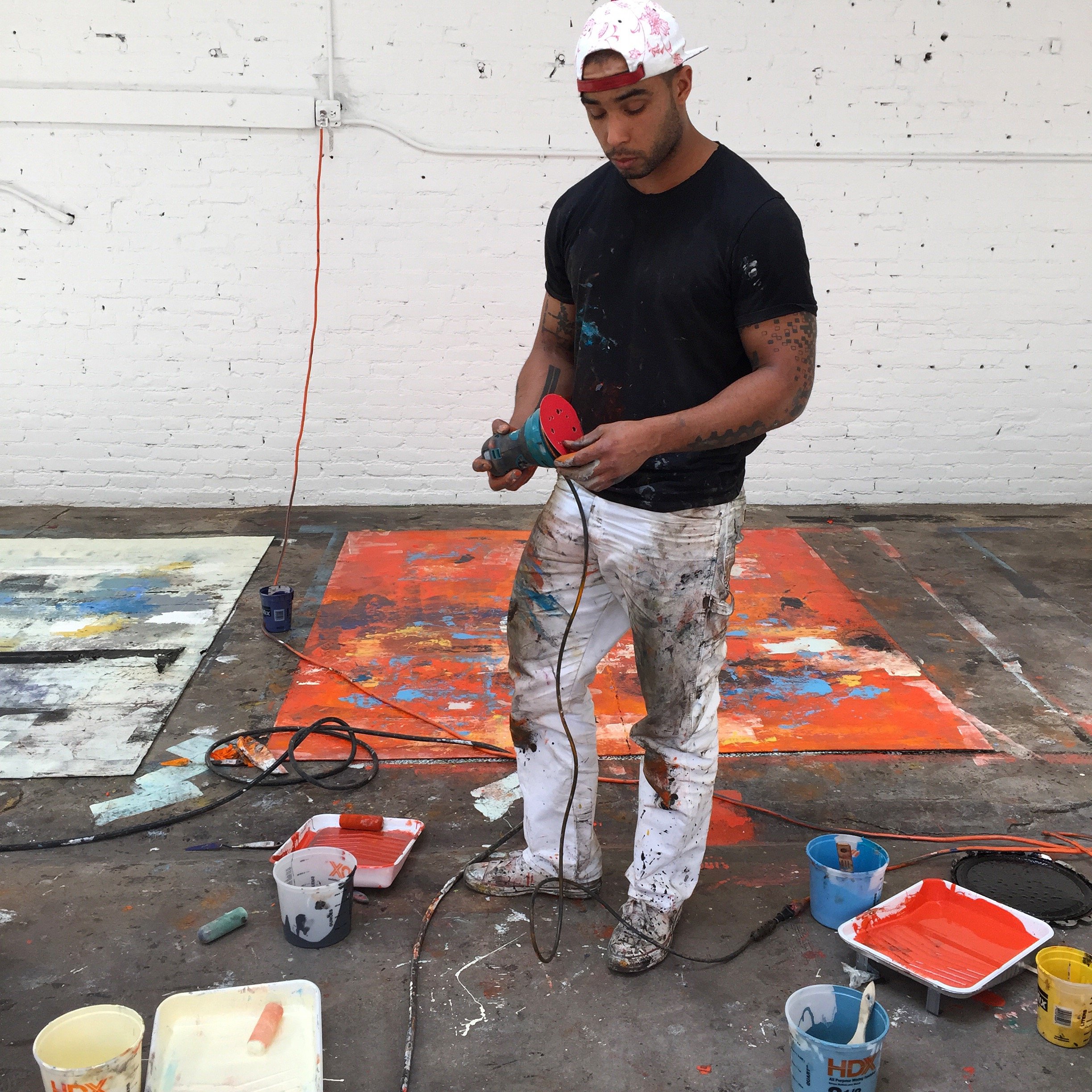 See How Hugo McCloud Makes a Painting