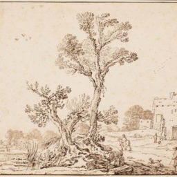 Esaias van de Velde, Landscape with a Group of Trees by a River (circa 1620). Courtesy of the Ackland Art Museum, the University of North Carolina at Chapel Hill, the Peck Collection.