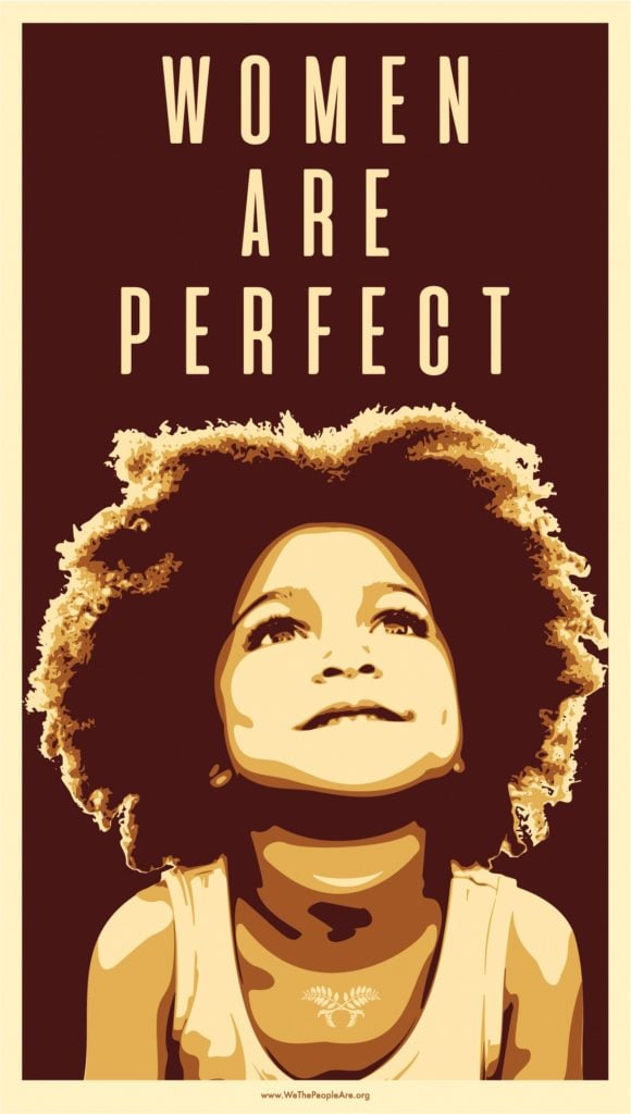 A poster from the We the People series by Shepard Fairey. Courtesy Obey Giant