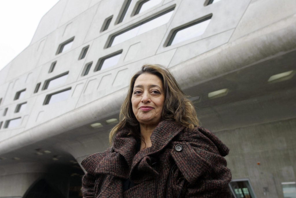 The late architect Zaha Hadid. Photo JOCHEN LUEBKE/AFP/Getty Images.