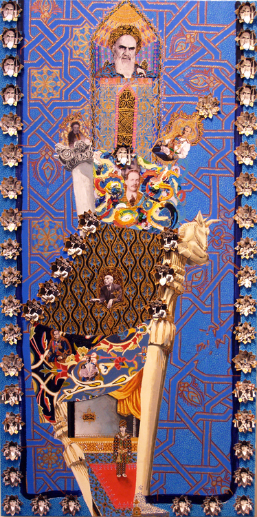 Asad Faulwell, <em>Iran: Pillars (1982–1989)</em>. Courtesy of the Los Angeles County Museum of Art. 