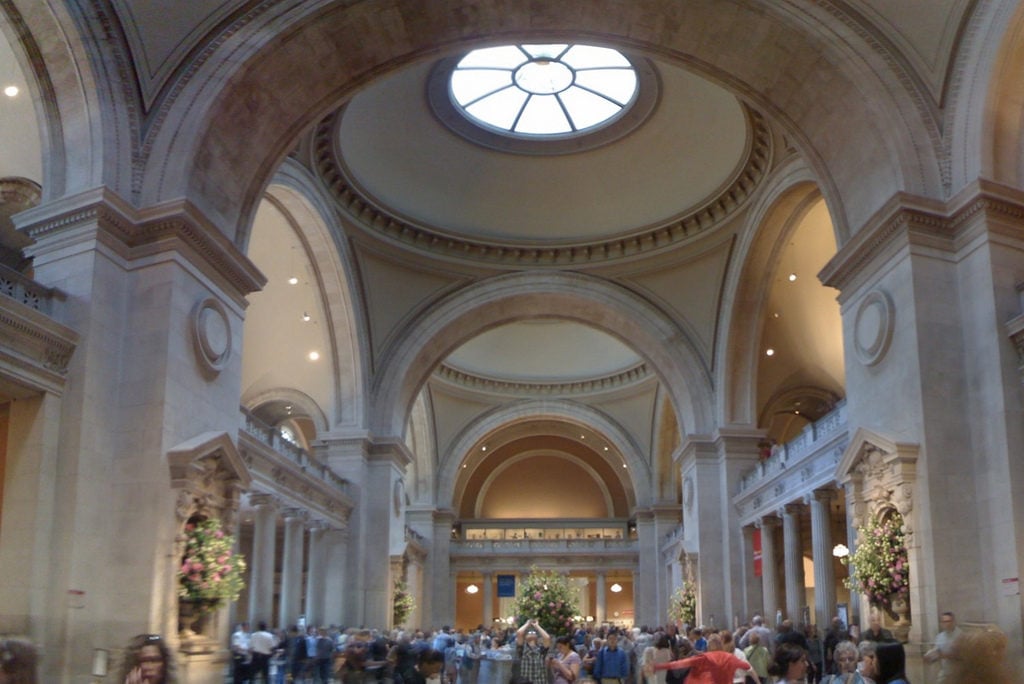 The entrance hall at New York's Metropolitan Museum of Art. Photo Michael Gray, via Flickr.