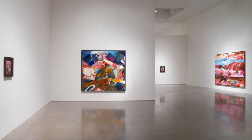 Adrian Ghenie "Recent Paintings" (2016) installation view at Pace Gallery, New York. Photo: Adrian Ghenie, courtesy of Pace Gallery.