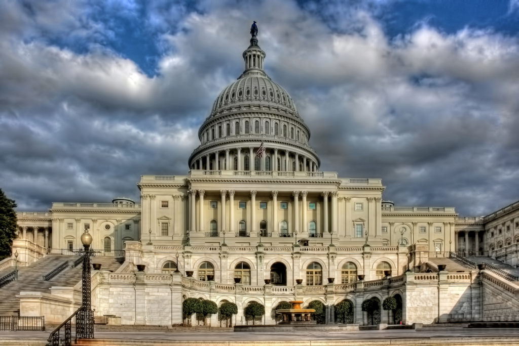 The US Capitol, where the controversial painting was on display. Photo Daniel Mennerich, via Flickr.