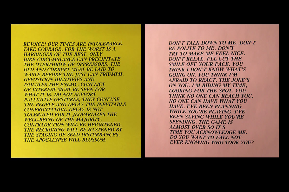 Jenny Holzer Alden projects