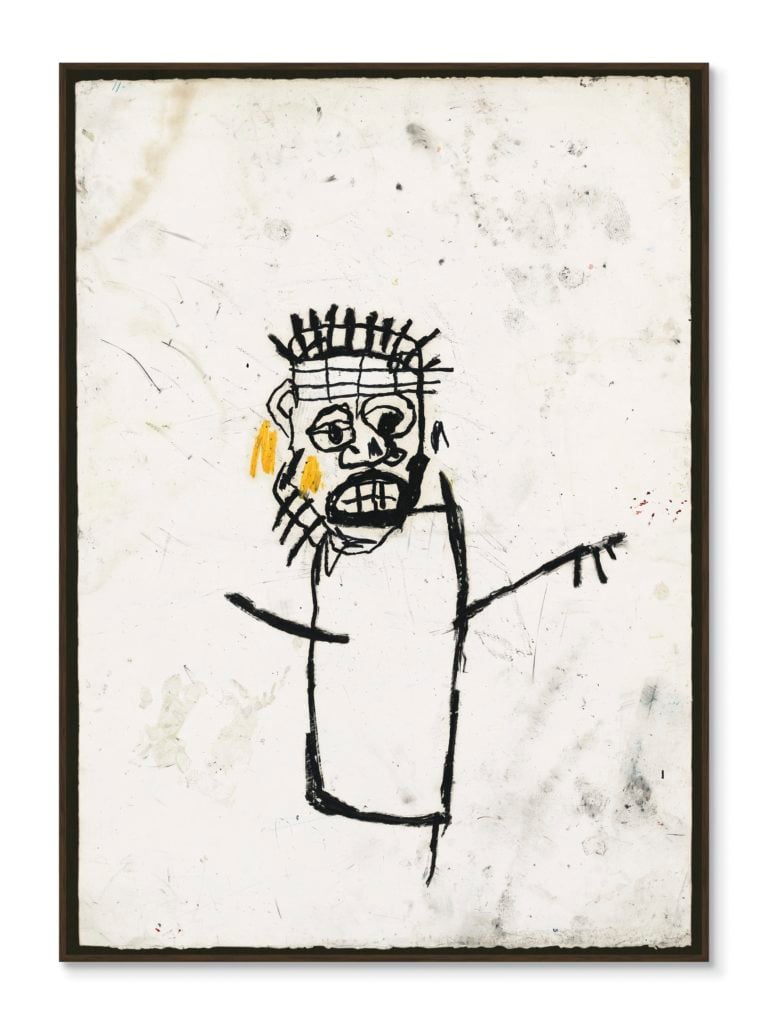 Jean Michel Basquiat Untitled (1982). Photo: courtesy of Christie's London.