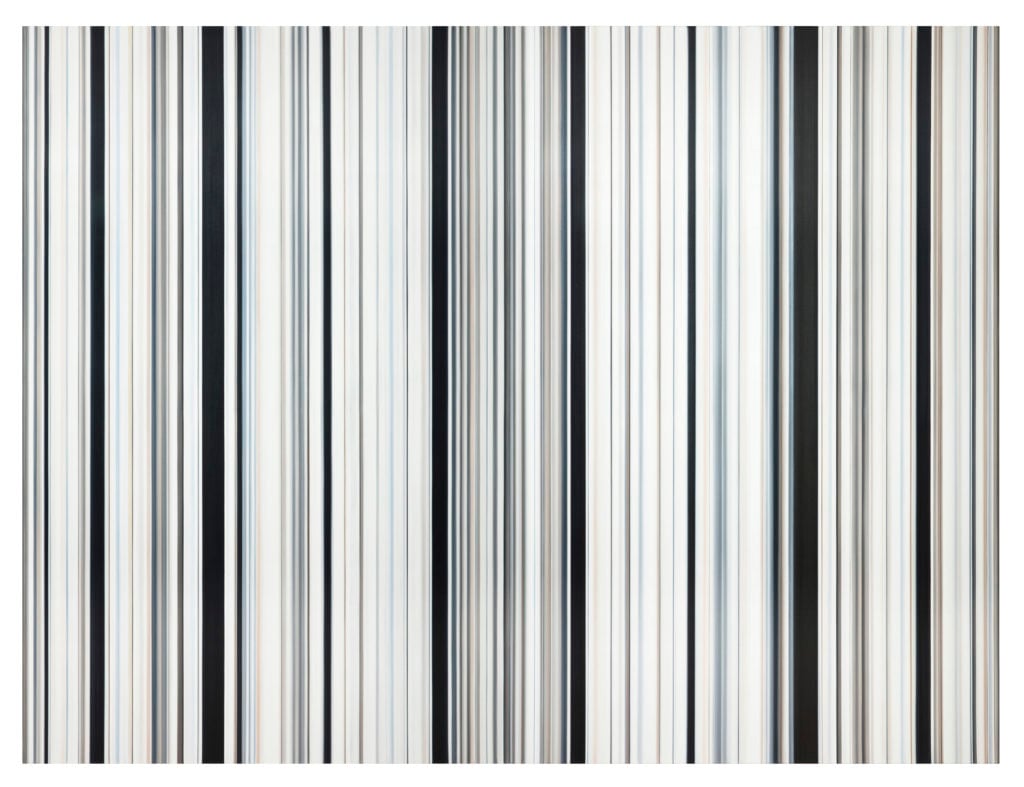 Cornelia Thomsen, Stripes NR 102 103 (2016). Courtesy the artist and Leslie Feely Gallery, New York,