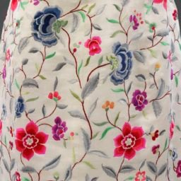 Evening dress, wild silk with embroidery by Lesage, Cristóbal Balenciaga, Paris, 1960-(1962). Photo © Victoria and Albert Museum, London
