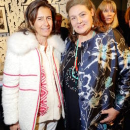 Francesca Ruffini and Krystyna Gmurzynska. Photo Saskia Lawaks, Courtesy Galerie Gmurzynska