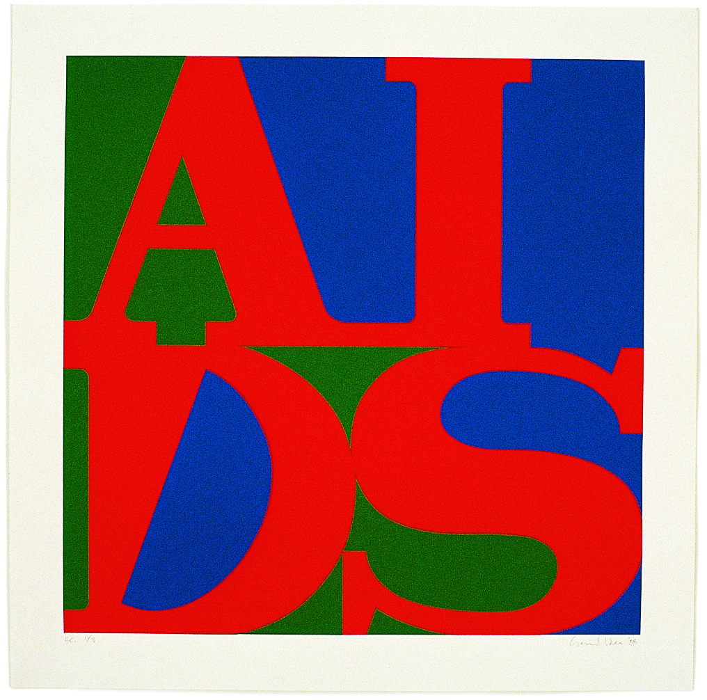 AIDS, 1987 Screenprint on paper Estate of General Idea, Toronto