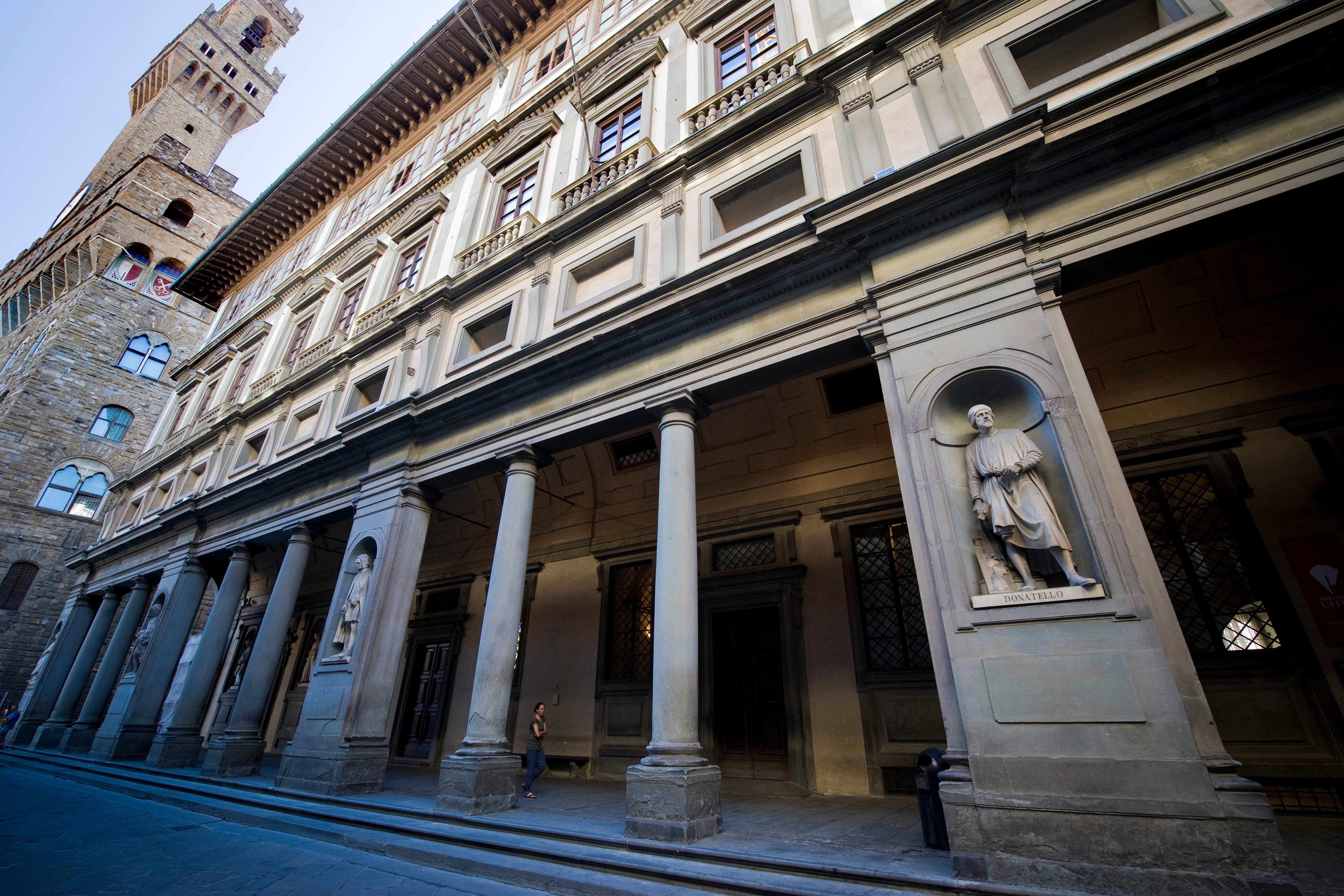 The Uffizi museum in Florence, Italy. Photo by Giovanni Mereghetti/Education Images/Universal Images Group via Getty Images.