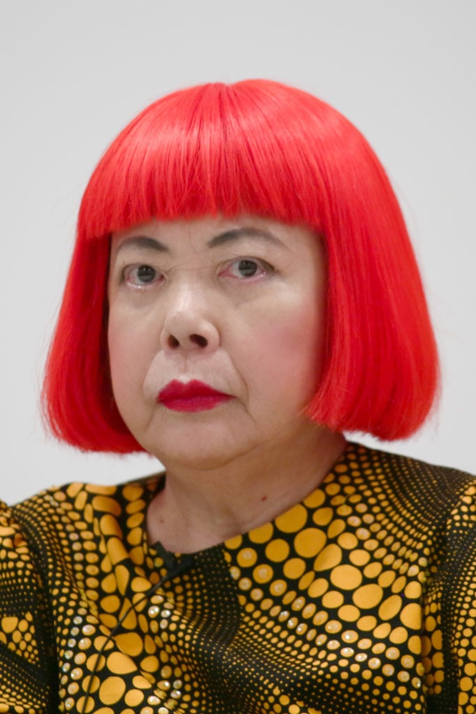 Yayoi Kusama in 2013. Photo by Andrew Toth/Getty Images.