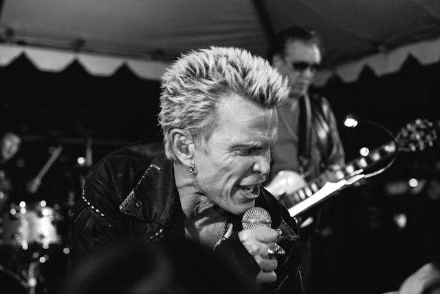 Billy Idol performing at Subliminal in 2014. Courtesy of Subliminal. 