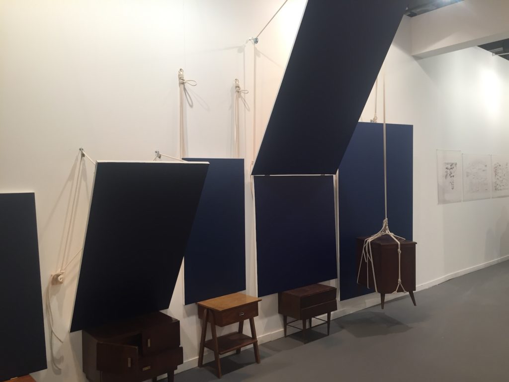 Installation view of the booth of Marta Cervera at ARCOMadrid 2017. Photo Lorena Muñoz-Alonso.