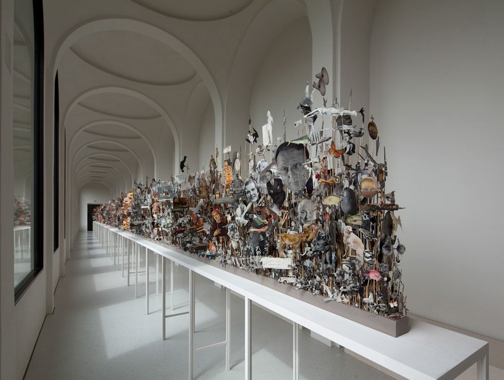 Geoffrey Farmer, Leaves of Grass (2012), installation view at Neue Galerie Kassel, commissioned and co-produced by dOCUMENTA (13). Photo Anders Sune Berg, courtesy the artist and Catriona Jeffries.