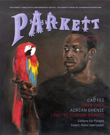 The cover of Parkett's current issue.