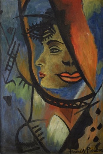 Francis Picabia, Profil (c. 1937–1939). Courtesy of BENJAMIN SEBBAN FINE ART.