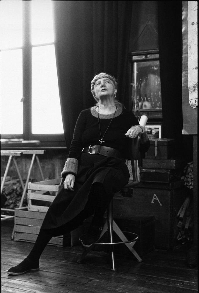 Carol Rama in 1997, Photo by Pino Dell’Aquila ©Archivio Carol Rama, Torino