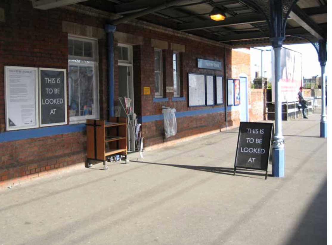 Banner Repeat, at Hackney Downs Station. Courtesy Banner Repeater.