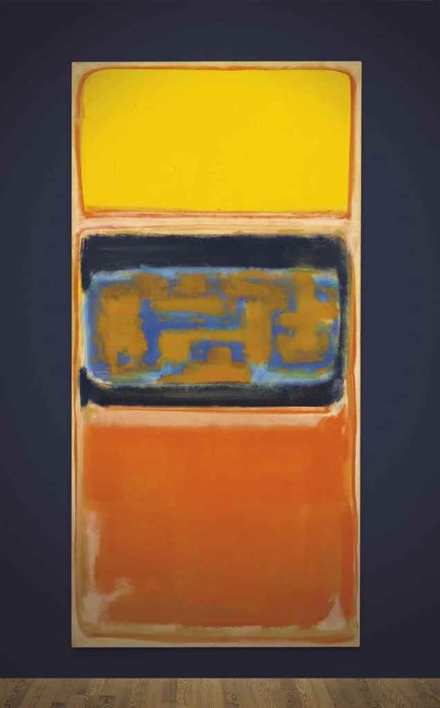 Mark Rothko, <i>No. 1 (1949)</i> (1949). Courtesy Christie's