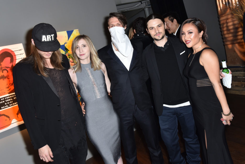 Guest, Danielle Eden, Thrashbird, Shiloh Fernandez, and guest at the First Annual Medair Gala at Stephan Weiss Studio. Courtesy of Jared Siskin/Patrick McMullan via Getty Images.