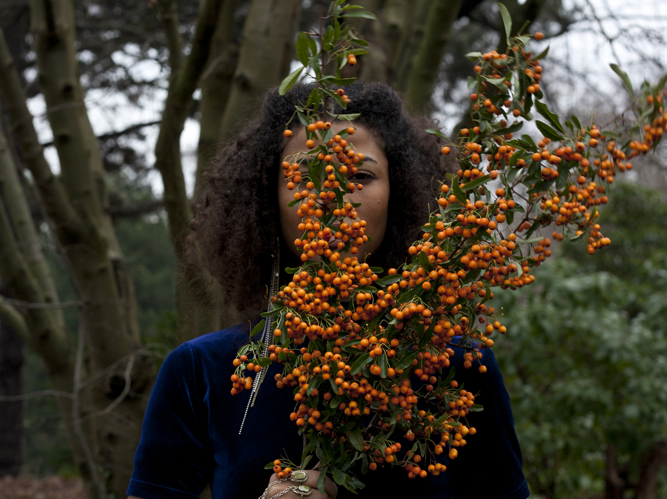 Zohra Opoku, Pyracantha (2015). Courtesy Mariane Ibrahim Gallery.