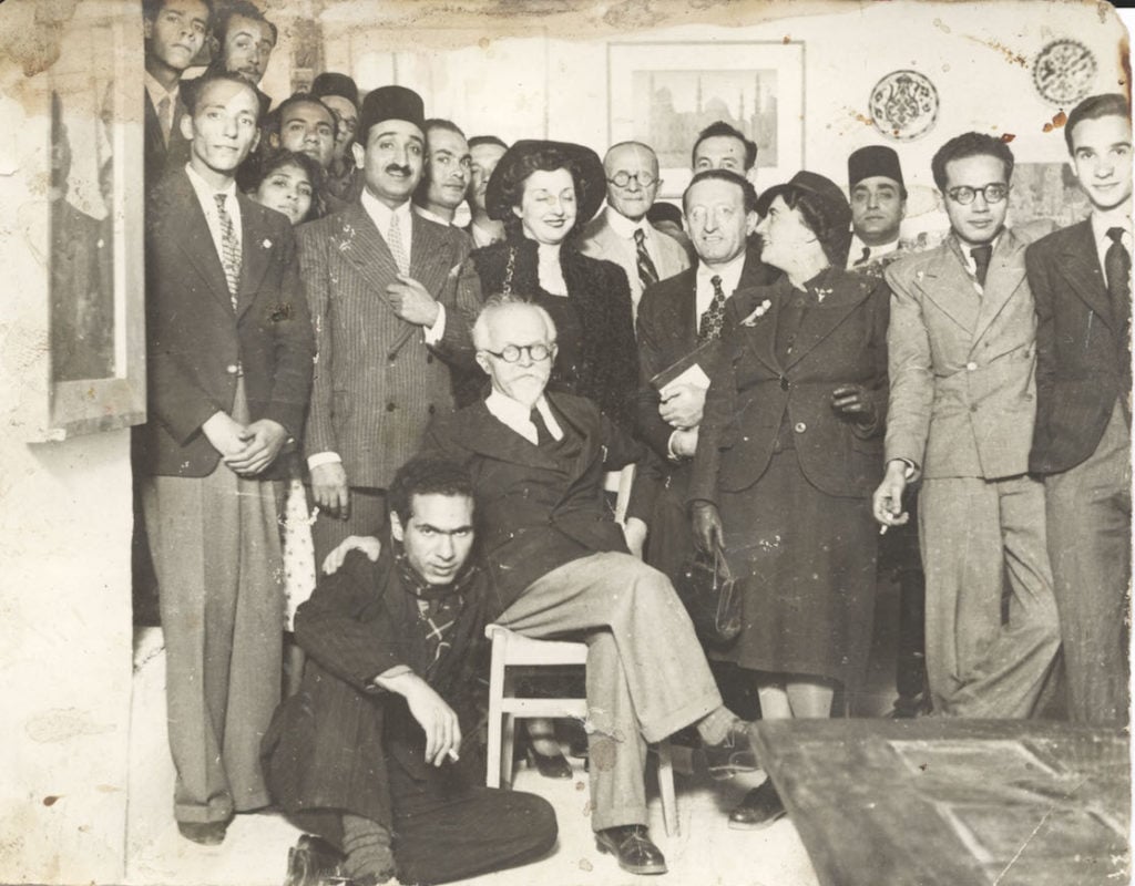 Members of the Art et Liberté Group (1945). Photo courtesy of Christophe Boueleau, Ginebra.