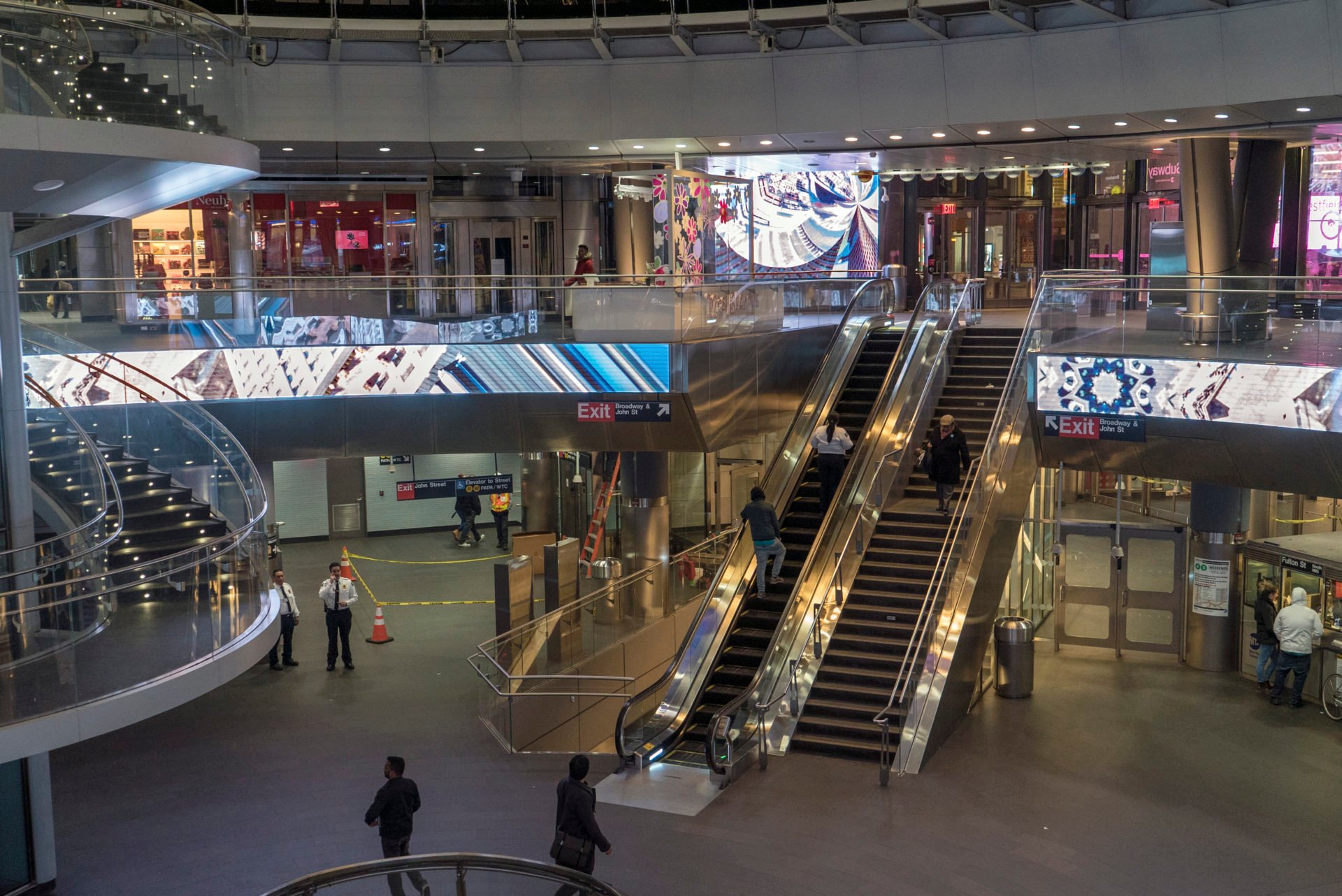 Check Out Anne Spalter’s Trippy Vision of New York City at Fulton Center