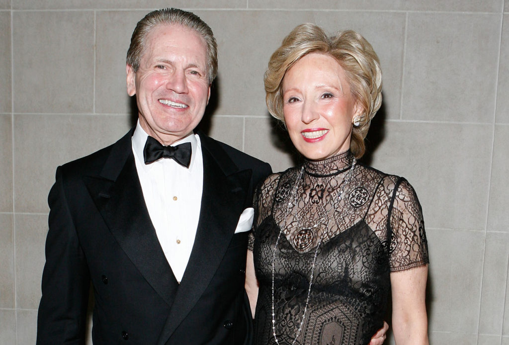 Vice chairman of Blackstone J. Tomilson Hill and his wife Janine Hill. Photo: Amy Sussman/Getty Images.