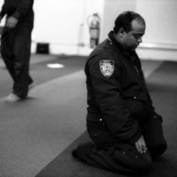 Robert Gerhardt, NYPD Traffic Officer at Prayers, Park 51, Manhattan, NY (2012). Courtesy of the Museum of the City of New York.