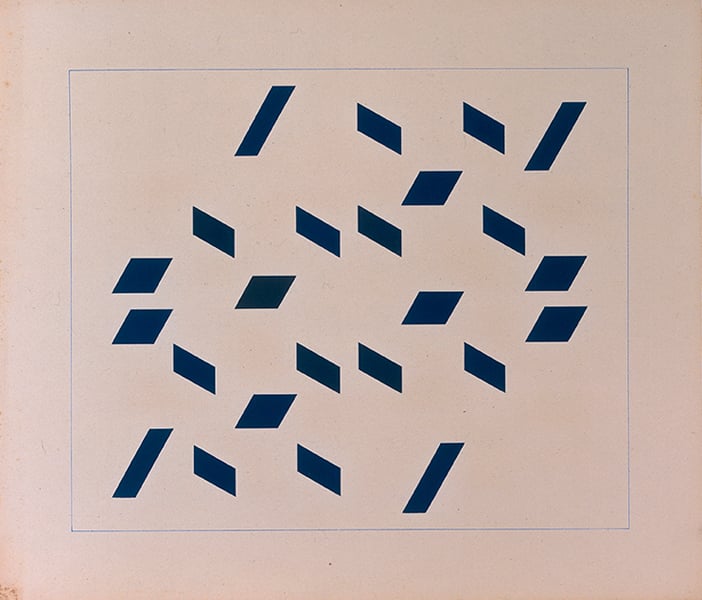 Hélio Oiticica, Metaesquema 214 (1957). Courtesy of the collection of Isabel y Agustín Coppel.