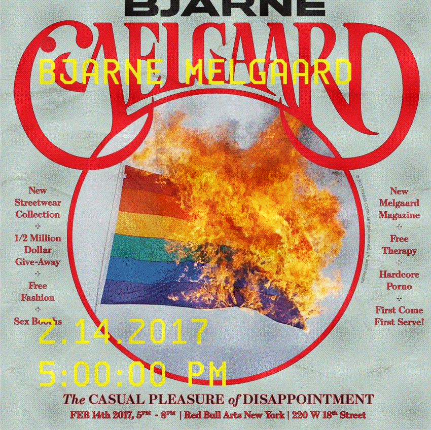 "Bjarne Melgaard: The Casual Pleasure of Disappointment." Courtesy of Red Bull Arts New York.