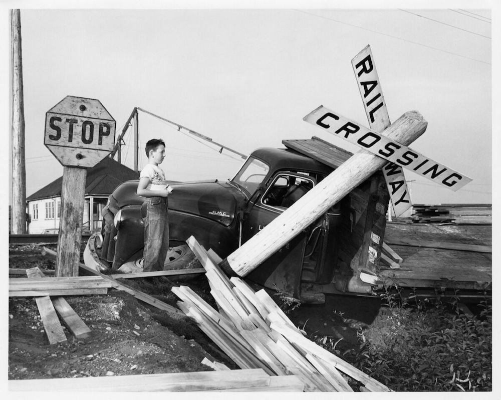 Unknown Photographer (Collision), 1955, Archives of the artist.