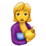Breast-Feeding emoji. Courtesy of Emojipedia.
