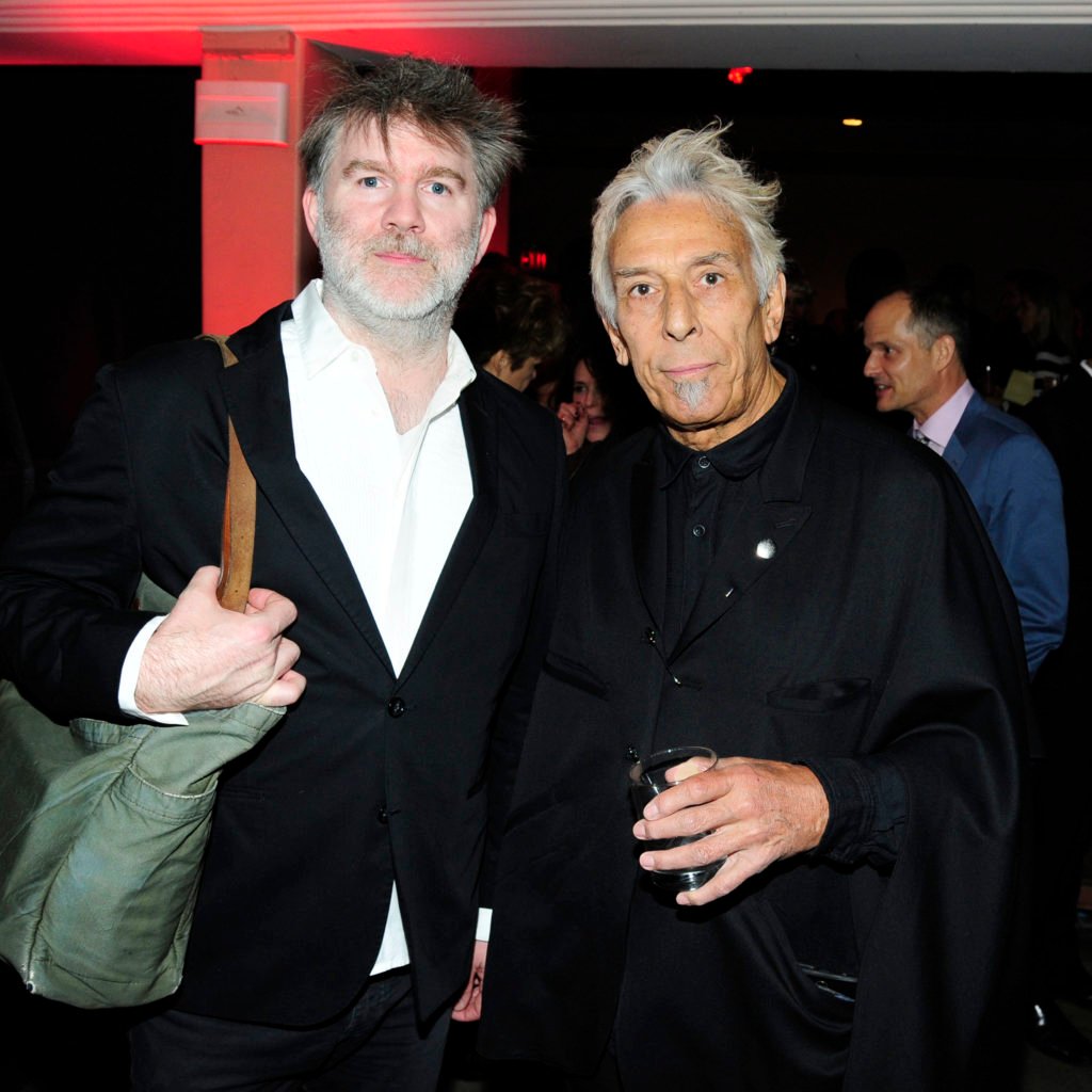 James Murphy, John Cale at the Kitchen's Spring Gala. Courtesy of Paul Bruinooge, © Patrick McMullan.