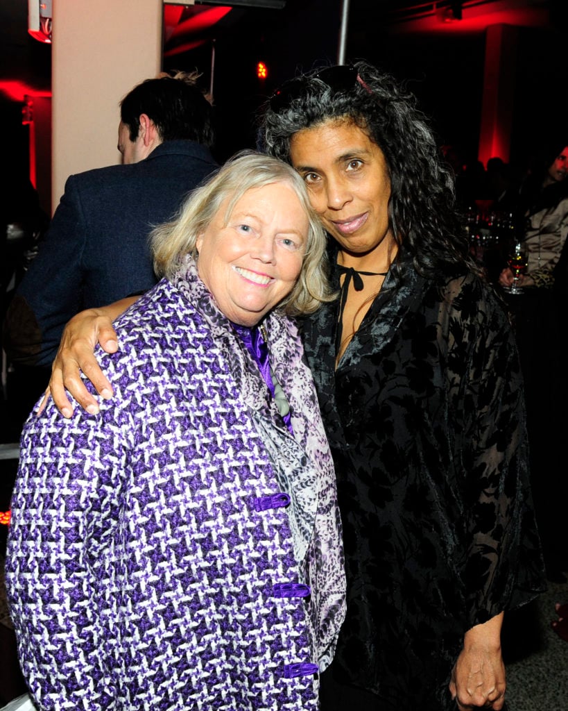 Alanna Heiss and Nita Scott at the Kitchen's Spring Gala. Courtesy of Paul Bruinooge, © Patrick McMullan.