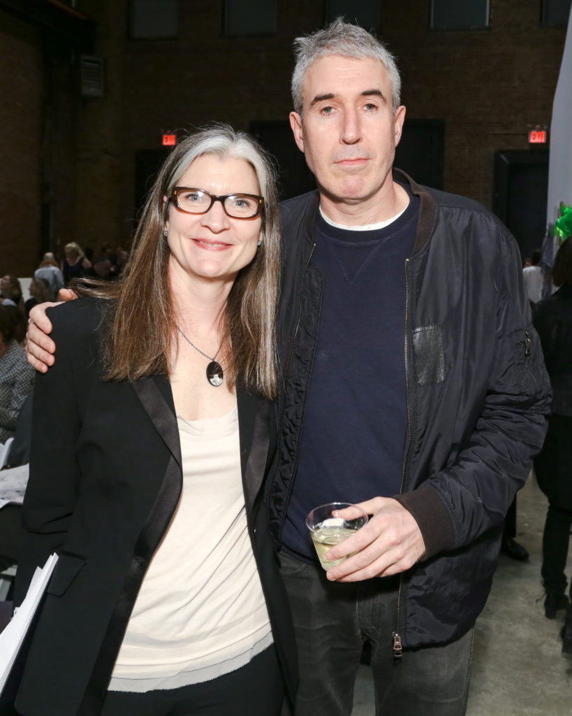 Mary Ceruti and Adam McEwen at the SculptureCenter Lucky Draw Benefit. Courtesy of Tiffany Sage/BFA.