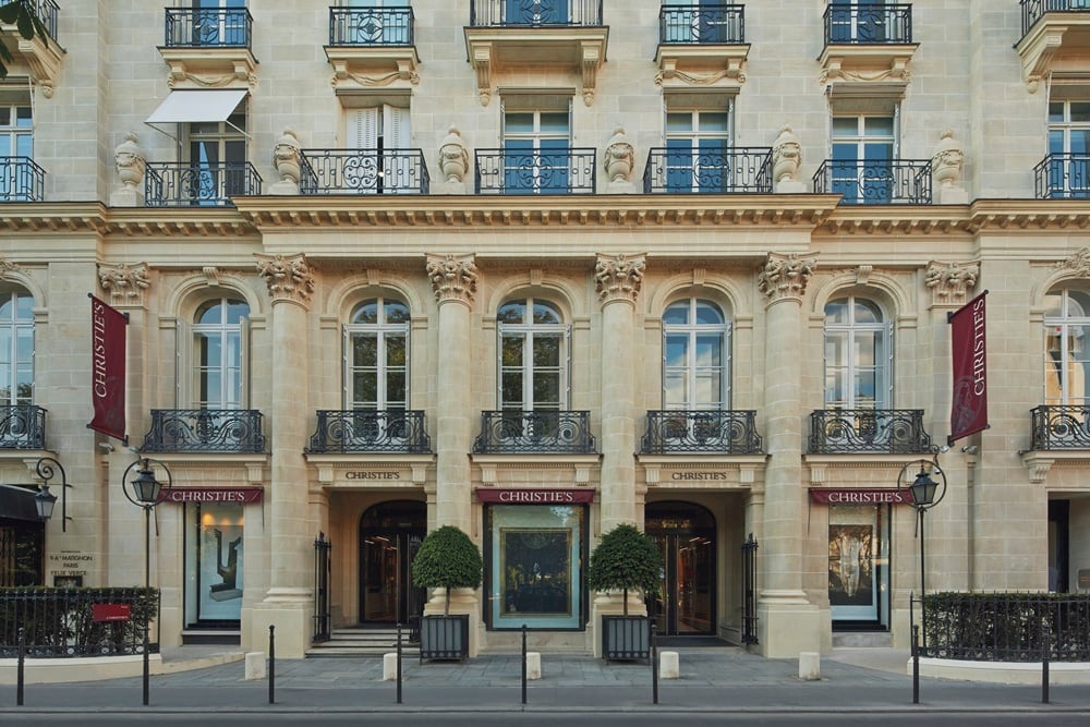 Christie's Paris offices on Avenue Matignon. Courtesy Christie's.