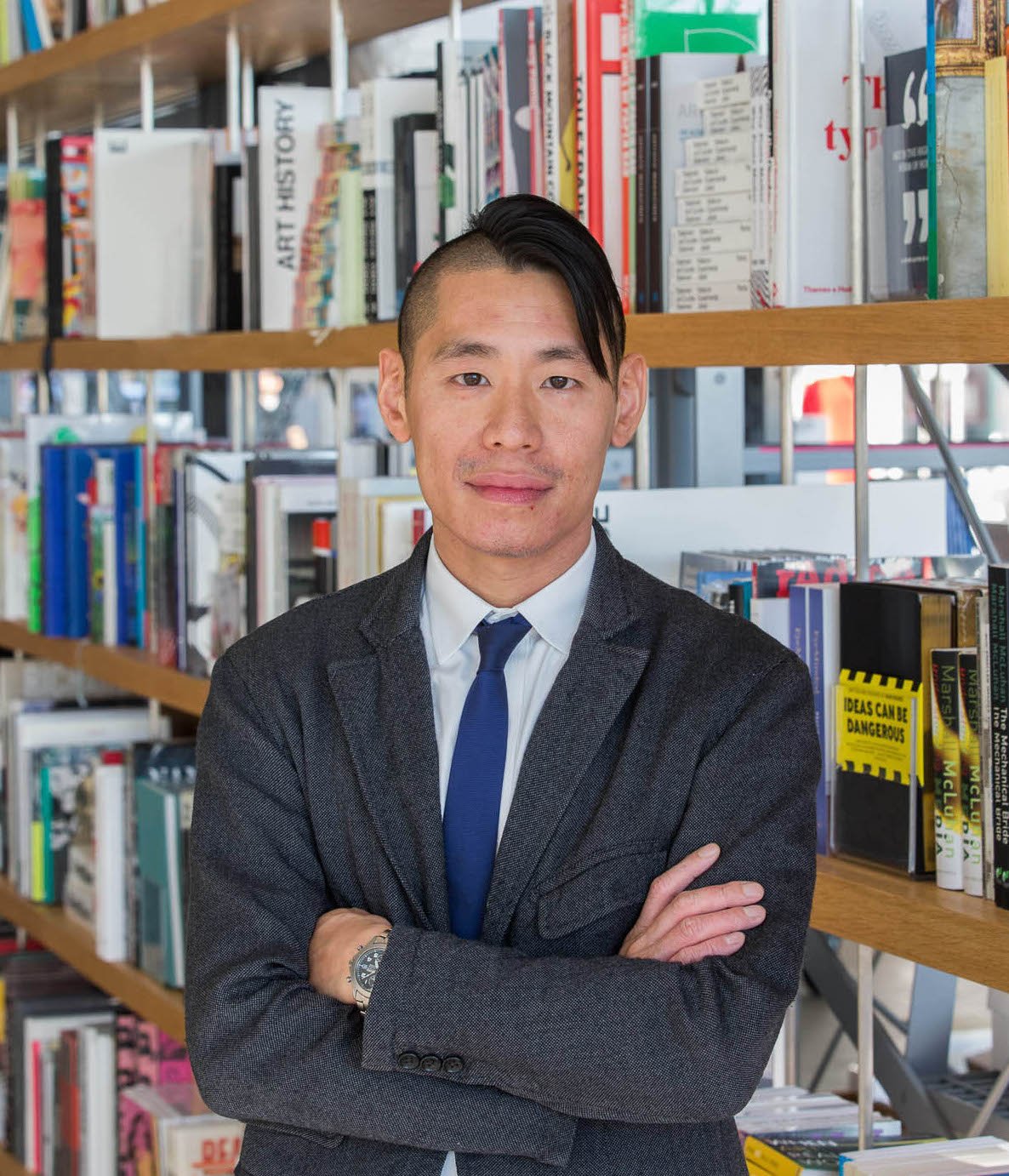 Whitney Biennial co-curator Christopher Lew. Photo © 2016 Scott Rudd