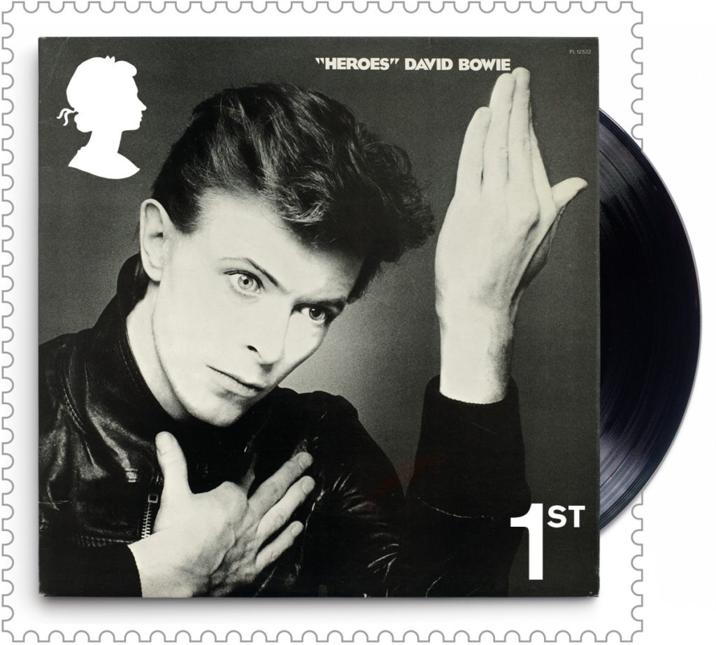 The Royal Mail's David Bowie Heroes Stamp. Courtesy of the Royal Mail.