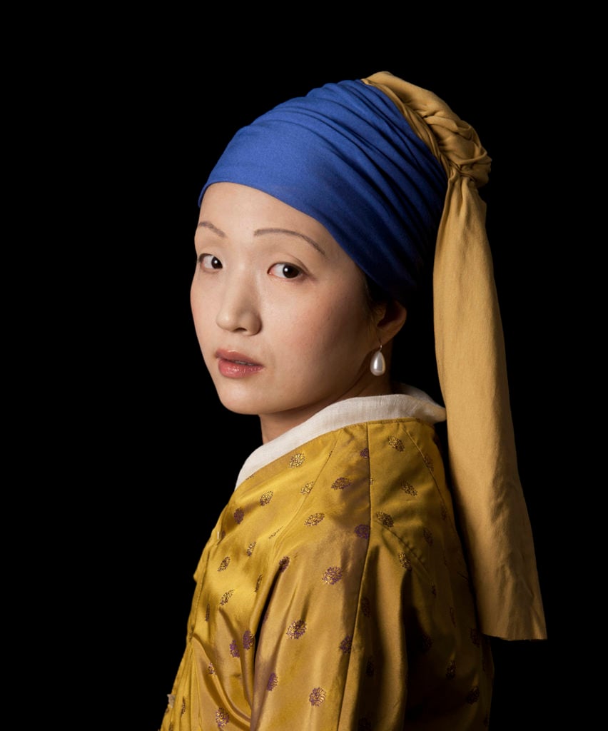 Kleinveld & Julien, <em>Ode to Vermeer's Girl with a Pearl Earring</em> (2012), "In Empathy We Trust" at Jonathan Ferrara Gallery