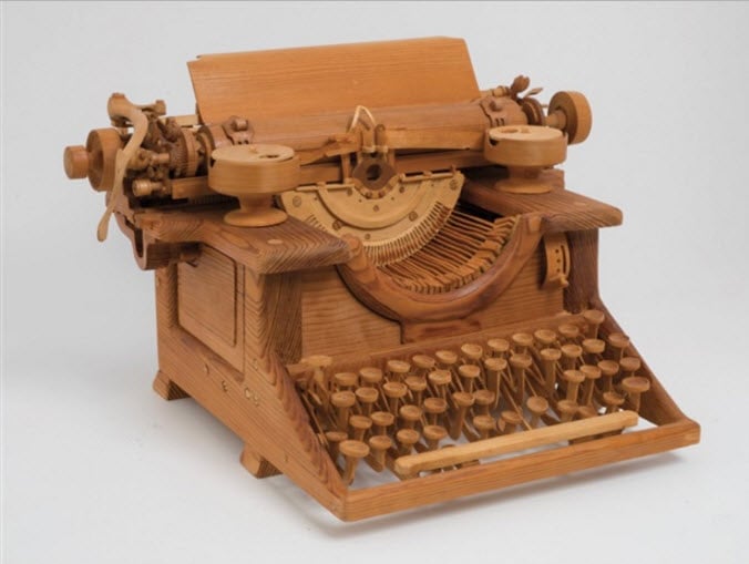 Fumio Yoshimura, Alger Hiss' Woodstock Typewriter (c. 1970). Courtesy of Hollis Taggart Galleries.