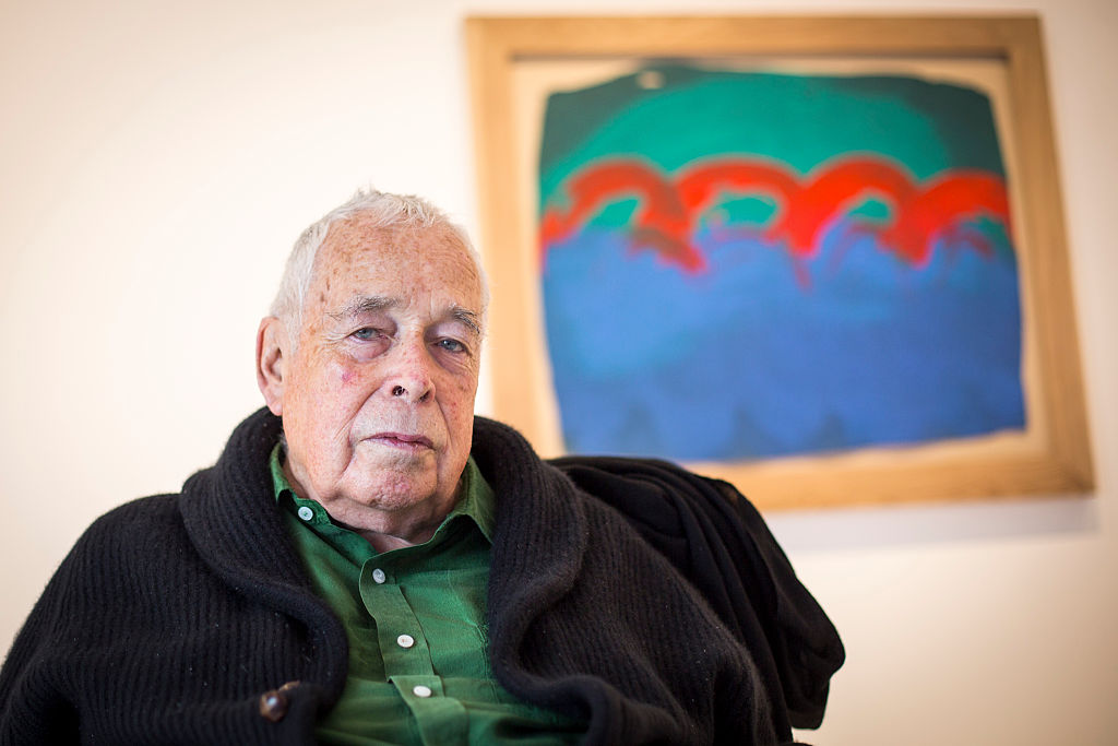 Howard Hodgkin at Gagosian Gallery on November 28, 2014 in London, England. Photo Rob Stothard/Getty Images.