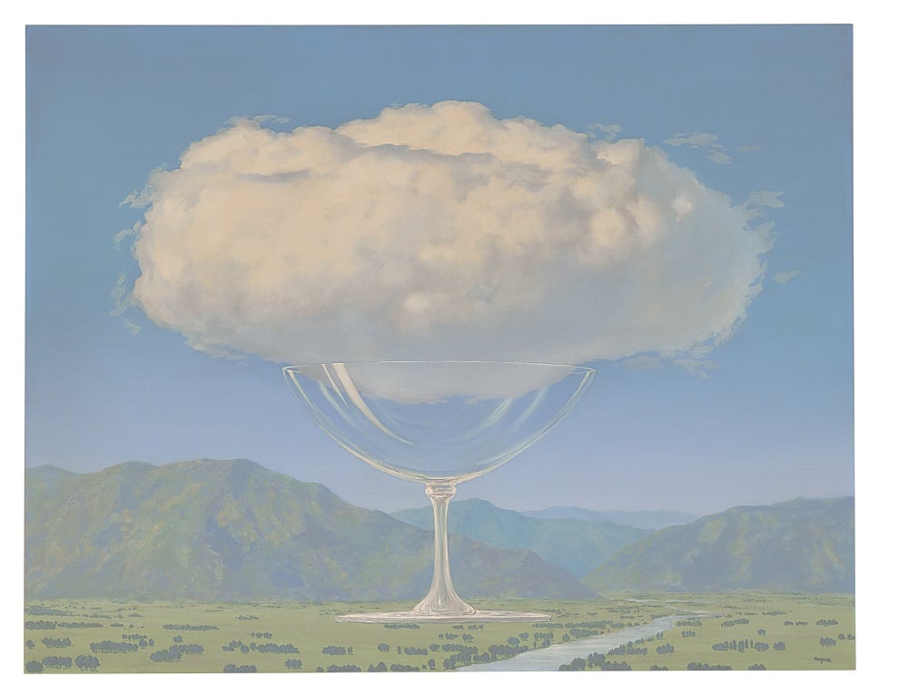 René Magritte, La corde sensible (1960). Courtesy Christie's. Estimate: £14,000,000-18,000,000 Price Realized:£14,441,348
