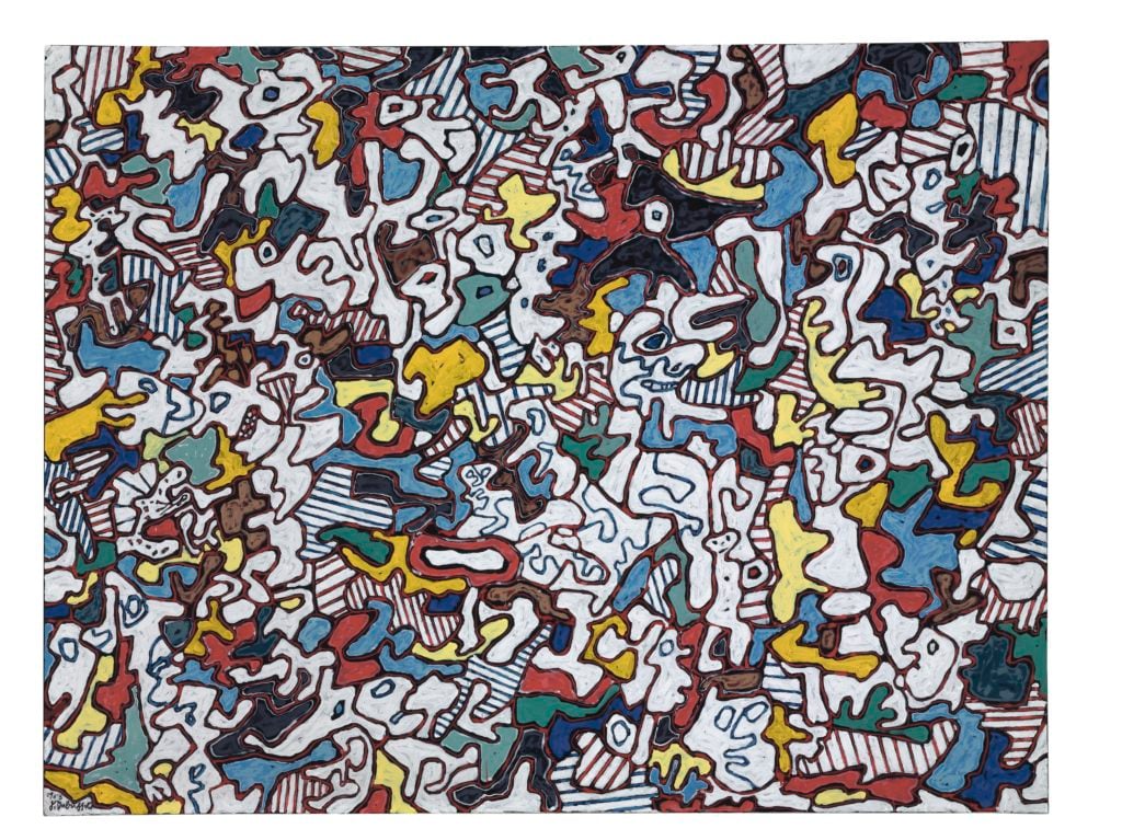 Jean Dubuffet, <i>To Be and To Seem</i> (1963). Courtesy Christie's.